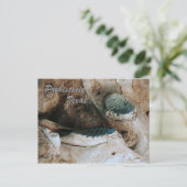 Carte postale préhistorique du Texas (Debout devant)