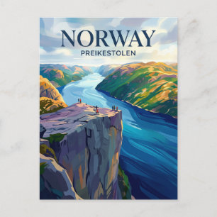 Carte Postale Preikestolen Norvège