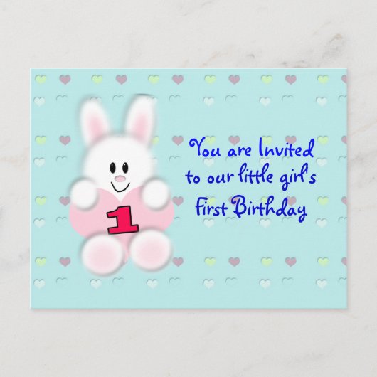 Carte postale Premier anniversaire (Devant)