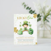 Carte Postale Premier anniversaire de Lucky One St Patricks (Debout devant)