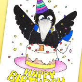 Carte postale PREMIER ANNIVERSAIRE par Nicole Jane