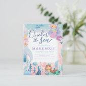 Carte Postale Premier Anniversaire Sirène (Debout devant)