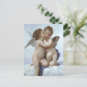 Carte Postale Premier baiser de Bouguereau, Vintages anges victo (Debout devant)