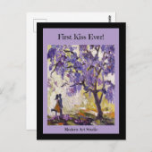 Carte Postale Premier Baiser Jamais ! (Devant / Derrière)