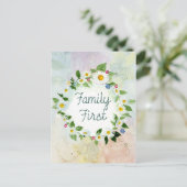 Carte postale Premier cercle familial (Debout devant)