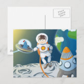 Carte Postale Premier contact (Devant / Derrière)