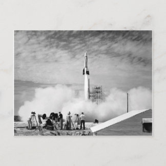 Carte Postale Premier lancement de fusée, Cape Canaveral, "Bumpe