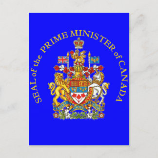 Carte Postale Premier ministre du Canada