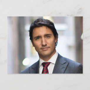 Carte Postale Premier ministre Justin Trudeau 2017