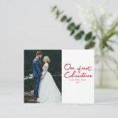 Carte Postale Premier Noël | Foyers neufs Photo Noël (Debout devant)