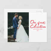 Carte Postale Premier Noël | Foyers neufs Photo Noël (Devant / Derrière)