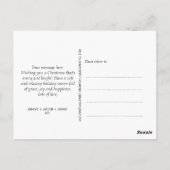 Carte Postale Premier Noël minimaliste moderne (Dos)