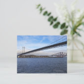 Carte Postale Premier plan Forth Road Bridge est une suspension (Debout devant)