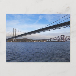 Carte Postale Premier plan Forth Road Bridge est une suspension