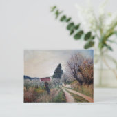 Carte Postale PREMIER PRINTEMPS EN GOUVERNALAIS / Paysage Toscan (Debout devant)