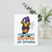 Carte Postale Premier Robin (Debout devant)