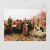 Carte Postale Premier Thanksgiving à Plymouth (Devant)