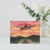 Carte Postale Premier vol (Debout devant)