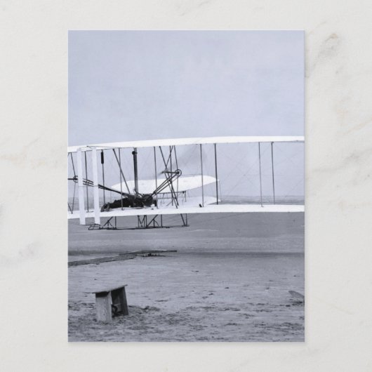 Carte Postale Premier vol d’avion de Wright Brothers en 1903 (Devant)