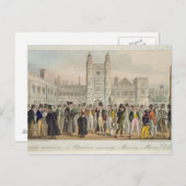 Carte Postale Première absence, ou les Étoniens répondre Matin M (Devant / Derrière)