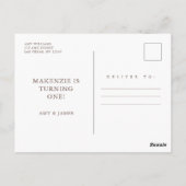 Carte Postale Première année de la sirène (Dos)