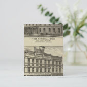 Carte Postale Première banque nationale (Debout devant)