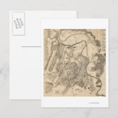 Carte Postale Première bataille de Bull Run - Guerre civile Pano (Devant / Derrière)