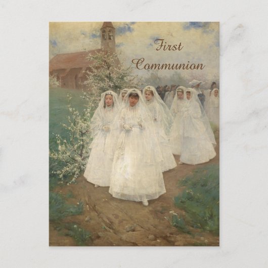 Carte Postale Première communion (Devant)