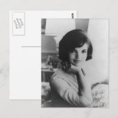 Carte Postale Première dame américaine Jacqueline Kennedy Portra (Devant / Derrière)