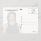 Carte Postale Première dame des États-Unis d'Amérique (Dos)
