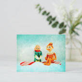 Carte Postale Première date Elf (Debout devant)