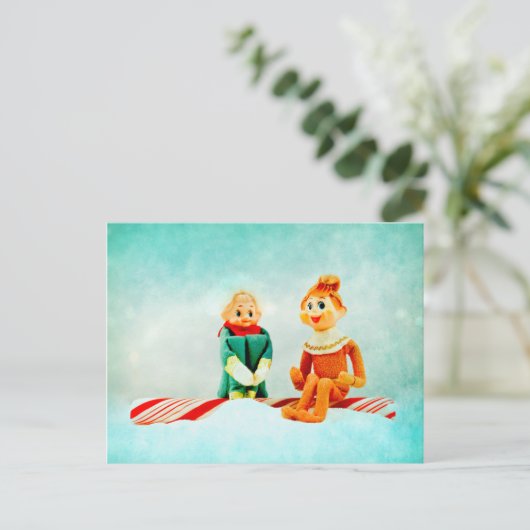 Carte Postale Première date Elf (Debout devant)