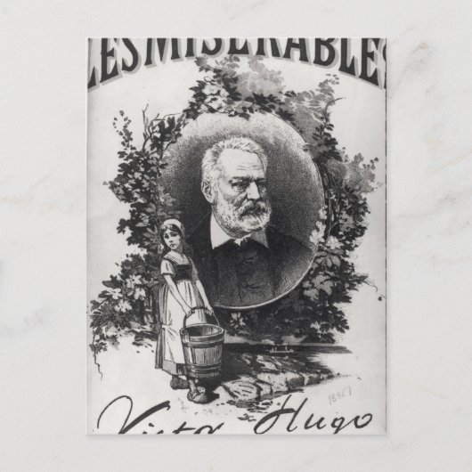 Carte Postale Première édition du titre Les Misérables (Devant)