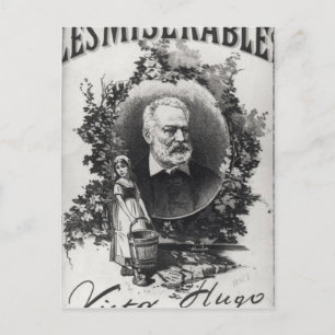 Carte Postale Première édition du titre Les Misérables
