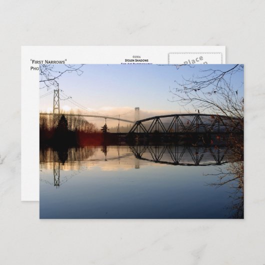 Carte Postale Première étroite (Devant / Derrière)