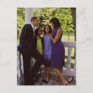 Carte Postale Première famille du président Obama