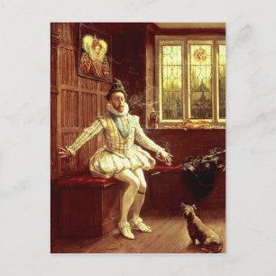 Carte Postale Première fumée de Sir Walter Raleigh