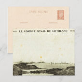 Carte Postale Première Guerre mondiale, bataille de Jutland (Devant / Derrière)