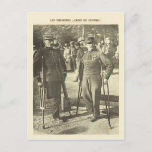 Carte Postale Première Guerre mondiale, Première "Croix du Guerr