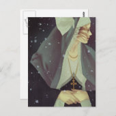 Carte postale 'Première Neige' (Devant / Derrière)