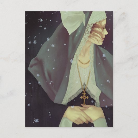 Carte postale 'Première Neige' (Devant)