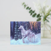 Carte Postale Première neige (Debout devant)