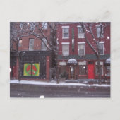 Carte Postale première neige (Devant)