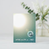 Carte Postale Première Orbite d'anniversaire autour du soleil (Debout devant)