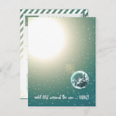 Carte Postale Première Orbite d'anniversaire autour du soleil (Devant / Derrière)