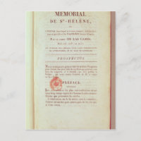 Première page du Mémorial de Sainte-Hélène