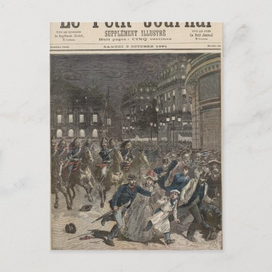 Carte Postale Première performance de 'Lohengrin' (Devant)