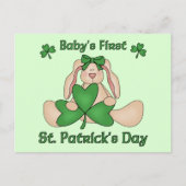 Carte Postale Première Saint Patrick du bébé (Devant)