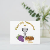 Carte Postale Première sainte communion (Debout devant)