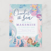 Carte Postale Première Sirène d'anniversaire (Devant)